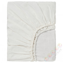 ⭐DYTAG⭐Простыня на резинке на резинке, белый, 160x200 cm⭐ИКЕА-80521336