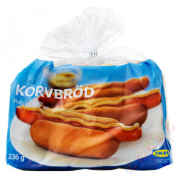 ⭐KORVBROD⭐Pieczywo do hot dogów, замороженный⭐ИКЕА-80295507