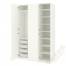 ⭐PAX / FORSAND⭐Гардероб, белый/белый, 150x60x236 cm⭐ИКЕА-39246464