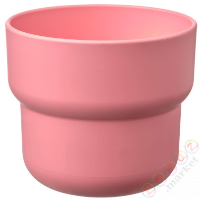 ⭐FORENLIG⭐Крышка для цветочного горшка, внутренности/снаружи розовый, 12 cm⭐ИКЕА-00535993