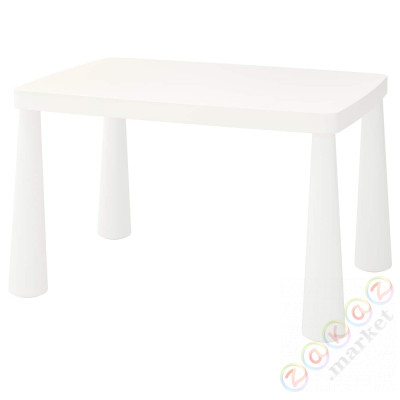 ⭐MAMMUT⭐Детский стол, внутренности/снаружи белый, 77x55 cm⭐ИКЕА-50365177