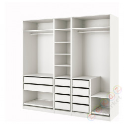 ⭐PAX⭐Комбинация шкафов, белый, 250x58x236 cm⭐ИКЕА-39478185