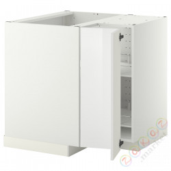 ⭐METOD⭐Тумба угловая с каруселью, белый/Рингхульт белый, 88x88 cm⭐ИКЕА-29354185