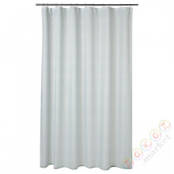 ⭐RANEALVEN⭐Душевая занавеска, белый/бирюзовый, 180x200 cm⭐ИКЕА-50512852