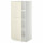 ⭐METOD⭐Высокий шкаф/полки, белый/Bodbyn сливочный, 60x60x140 cm⭐ИКЕА-99461889