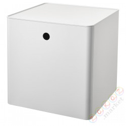 ⭐KUGGIS⭐Контейнер с крышкой, белый, 32x32x32 cm⭐ИКЕА-00526875