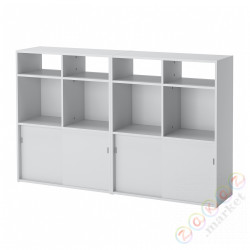 ⭐SPIKSMED⭐Книжный шкаф, светло-серый, 155x32x96 cm⭐ИКЕА-29535290