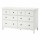 ⭐HEMNES⭐Комод, 8 ящики, белое пятно, 160x96 cm⭐ИКЕА-10239280