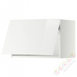 ⭐METOD⭐Шкаф навесной горизонтальный с кнопкой открывания, белый/Рингхульт белый, 60x40 cm⭐ИКЕА-99394437