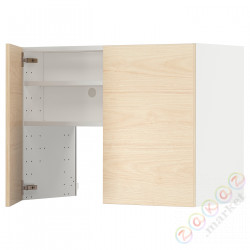 ⭐METOD⭐Шкаф okaнадa сполка/Drzс упражнениями, белый/Askersund яркий узор ясеня, 80x60 cm⭐ИКЕА-39504392