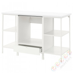 ⭐ENHET⭐Книжный шкаф, белый, 143x63.5x91 cm⭐ИКЕА-29331518