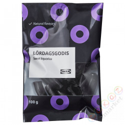 ⭐LORDAGSGODIS⭐Słodka lukrecja, 100 g⭐ИКЕА-40480521