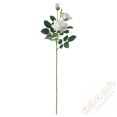 ⭐SMYCKA⭐Sztuczny цветок, внутренности/снаружи/Роза белый, 65 cm⭐ИКЕА-90560148