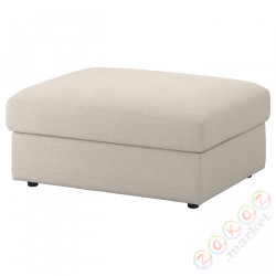 ⭐VIMLE⭐Чехол для табурета с ящиком, Gunnared бежевый⭐ИКЕА-50495838