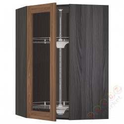 ⭐METOD⭐Пойдите с каруселью/стакан Drz, черныйEnköping/коричневый орех, 68x100 cm⭐ИКЕА-19476762