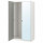 ⭐PAX⭐Гардероб/2 дверь, белый/Викедаль зеркало, 100x60x201 cm⭐ИКЕА-49904511