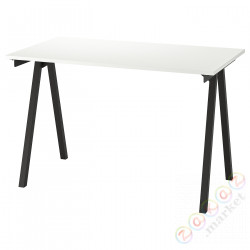 ⭐TROTTEN⭐стол письменный, белый/антрацит, 120x70 cm⭐ИКЕА-49429571