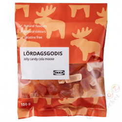 ⭐LORDAGSGODIS⭐Galaretki, со вкусом колы, 100 g⭐ИКЕА-60480558