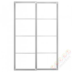 ⭐PAX⭐Корпус Drzв и передача. с гидами, алюминий, 150x236 cm⭐ИКЕА-40458186