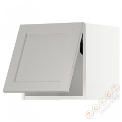 ⭐METOD⭐Навесной шкаф pos, белый/Lerhyttan светло-серый, 40x40 cm⭐ИКЕА-19391782
