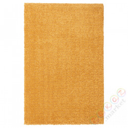 ⭐LANGSTED⭐Ковровая дорожка сkrótkim włosiem, желтый, 60x90 cm⭐ИКЕА-40423941