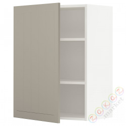 ⭐METOD⭐Навесной шкаф с полками, белый/Stensund бежевый, 60x80 cm⭐ИКЕА-79455790