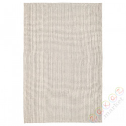 ⭐TIPHEDE⭐Коврик ровный, естественный/черный, 120x180 cm⭐ИКЕА-40456757