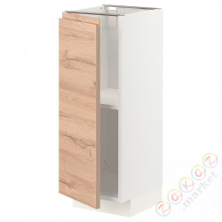 ⭐METOD⭐Кабинет ул./полки, белый/Voxtorpподражание. дуб, 30x37 cm⭐ИКЕА-09461006