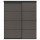 ⭐SKYTTA / MEHAMN⭐Комбинация Drzв и передачаuwnych, черный/2str темно-серый, 177x205 cm⭐ИКЕА-69499582