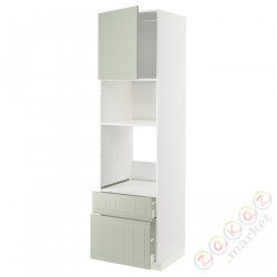 ⭐METOD / MAXIMERA⭐я шел/микр сDrz/2 шу, белый/Stensund светло-зеленый, 60x60x220 cm⭐ИКЕА-19487609