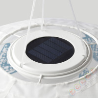 ⭐SOLVINDEN⭐Подвесной светильник na energię słon. LED, за пределами мяч/синий звезда, 45 cm⭐ИКЕА-70513978