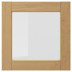 ⭐FORSBACKA⭐Дверь стаканане, дуб, 40x40 cm⭐ИКЕА-30565257