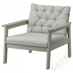 ⭐BONDHOLMEN⭐Садовое кресло, серое пятно/Kuddarna Серый⭐ИКЕА-09323798