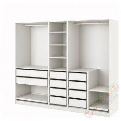 ⭐PAX⭐Комбинация шкафов, белый, 250x58x201 cm⭐ИКЕА-29478181