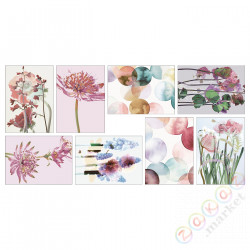 ⭐VAXBO⭐Pocztówka artystyczna, bujny сад, 13x18 cm⭐ИКЕА-30570937