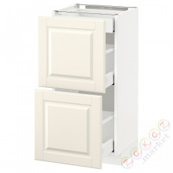 ⭐METOD / MAXIMERA⭐Sсstj 2fr/3шу, белый/Bodbyn сливочный, 40x37 cm⭐ИКЕА-29051664