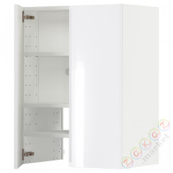 ⭐METOD⭐Шкаф okaнадa сполка/Drzс упражнениями, белый/Рингхульт белый, 60x80 cm⭐ИКЕА-19504538