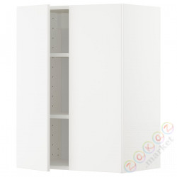 ⭐METOD⭐Навесной шкаф с полками/2 дверь, белый/Веддинге белый, 60x80 cm⭐ИКЕА-89466849