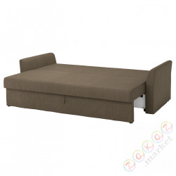 ⭐HOLMSUND⭐3 человекowa диванразложитьadана, Kilanda серо-коричневый⭐ИКЕА-19516918