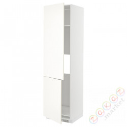 ⭐METOD⭐Шш н айс/проживающий 2Drz, белый/Vallstena белый, 60x60x220 cm⭐ИКЕА-59507356