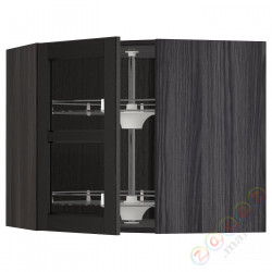 ⭐METOD⭐Пойдите с каруселью/стакан Drz, черный/Lerhyttan черный морилка, 68x60 cm⭐ИКЕА-59260270