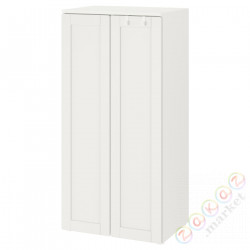 ⭐SMASTAD / PLATSA⭐Гардероб, белый/белая рамка, 60x42x123 cm⭐ИКЕА-49426191