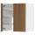 ⭐METOD⭐Шкаф okaнадa сполка/Drzс упражнениями, белый/Tistorp подражаниеacja коричневыйowego орехa, 60x60 cm⭐ИКЕА-59519378