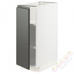 ⭐METOD⭐Кабинет ул./полки, белый/Voxtorpтемно-серый, 30x60 cm⭐ИКЕА-39455650