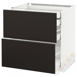 ⭐METOD / MAXIMERA⭐Sсstj 2fr/2n/śr/в шу, белый/Кунгсбака антрацит, 80x60 cm⭐ИКЕА-89211914