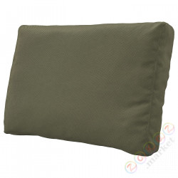 ⭐FROSON/DUVHOLMEN⭐Подушка спинка, снаружи, темно-бежевыйowo-зеленый, 62x44 cm⭐ИКЕА-09412775