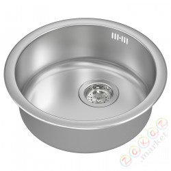 ⭐BOHOLMEN⭐Раковина врезная, 1 камера, нержавеющая сталь, 45 cm⭐ИКЕА-79157494