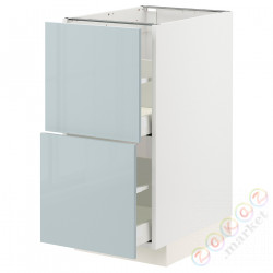 ⭐METOD / MAXIMERA⭐Sсstj 2fr/2в шу, белый/Kallarp jasnoсерый-синий, 40x60 cm⭐ИКЕА-79478881