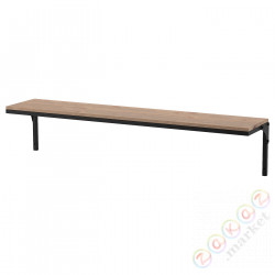 ⭐FJALLBO⭐настенные полки, черный, 101x20 cm⭐ИКЕА-80421247