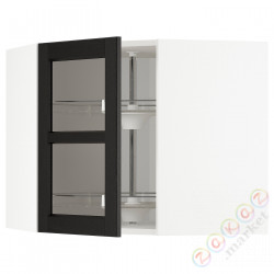 ⭐METOD⭐Пойдите с каруселью/стакан Drz, белый/Lerhyttan черный морилка, 68x60 cm⭐ИКЕА-69257583